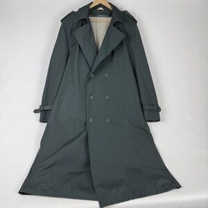 Vintage Oleg Cassini Weather Ready Trench Coat – Size 42 Long